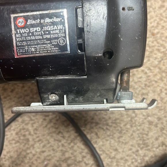 Black & Decker Two Spd Jigsaw Type 5 - Picture 6 of 11
